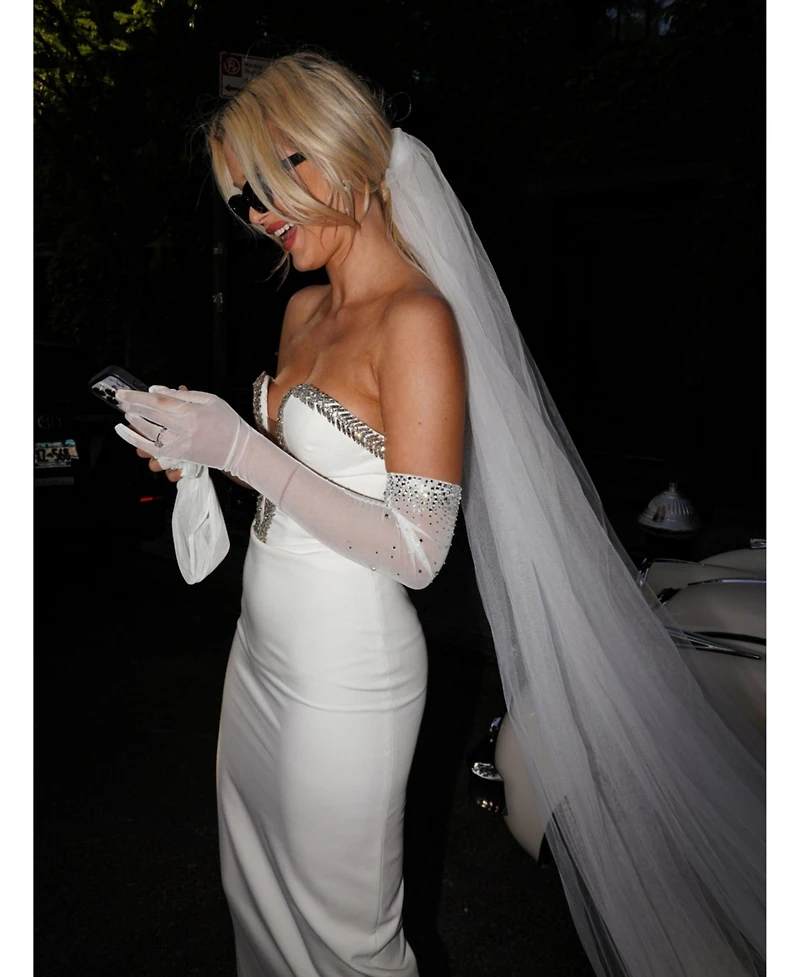 Miss Circle Women's Cathedral Long Wedding Veil