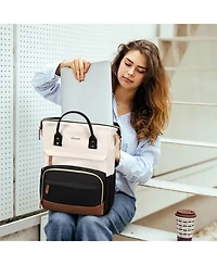 Lovevook Laptop Backpack for Women, 15.6 Inch Work Business Backpacks Purse With Large Capacity, Waterproof Nurse Bag College Bookbag