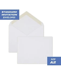 Gnuadz A2 Invitation Envelopes Gummed Closure Woven Paper