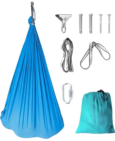 gaomon Sensory Swing for Kids and Adults, Indoor Sensory Swing for Hug Like Calming Effect, Double Layered Soft Fabric and Heavy Duty Hardware