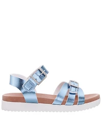Nina Big Girls Lacey Season Fastening Strap Sandals