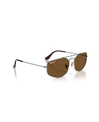 Ray-Ban Unisex Polarized Explorer V Geometric Sunglasses, RB3845