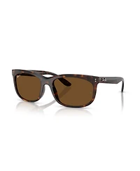 Ray-Ban Unisex Polarized Rectangle Sunglasses, Balorette RB2389F