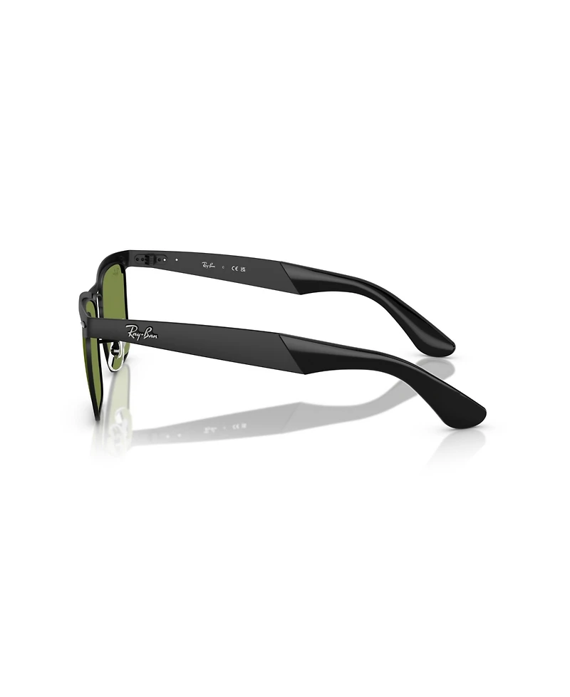 Ray-Ban Unisex Wayfarer Deluxe Square Sunglasses, RB3875