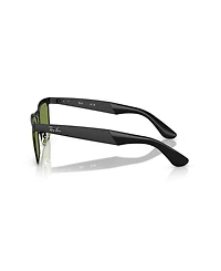 Ray-Ban Unisex Wayfarer Deluxe Square Sunglasses, RB3875