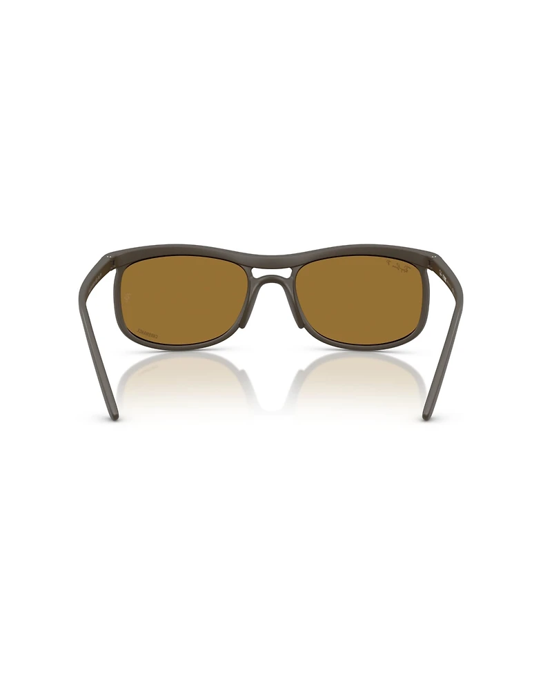 Ray-Ban Unisex Polarized Lenses Lite Force Square Sunglasses