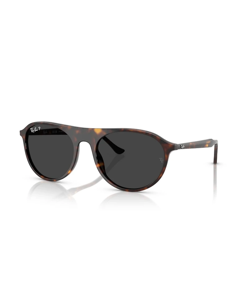 Ray-Ban Unisex Polarized Square Sunglasses, RB2215