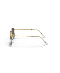 Ray-Ban Men's Polarized Round Metal Round Sunglasses, RB3447