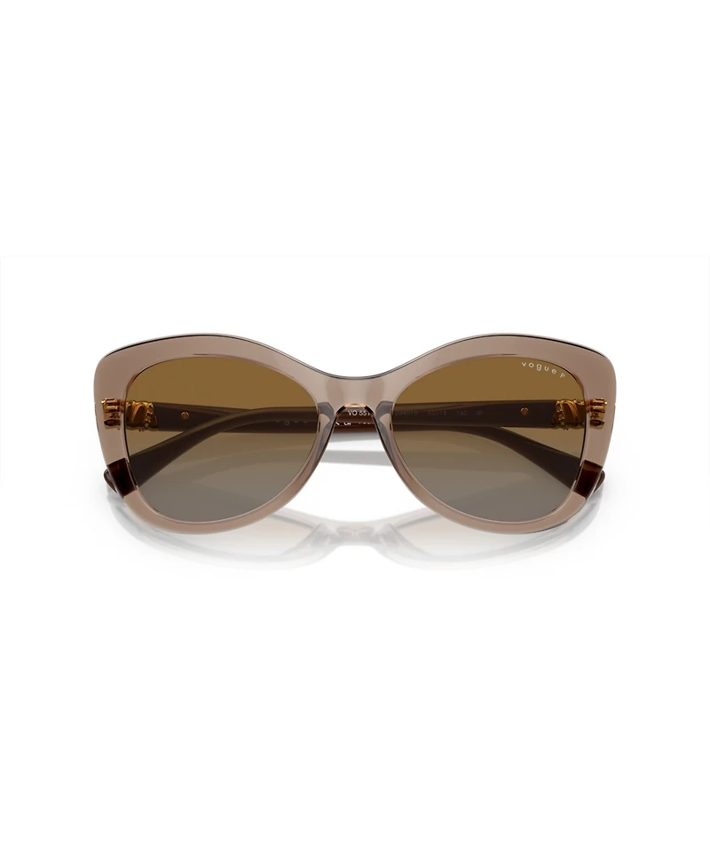 Vogue Eyewear Women's Polarized Butterfly Sunglasses, VO5515SB