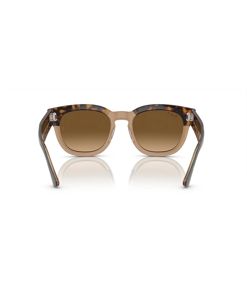 Ray-Ban Unisex Polarized Mega Hawkeye Square Sunglasses, RB0298SF
