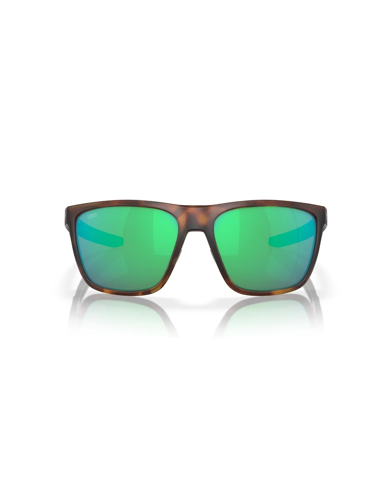 Costa Del Mar Men's Polarized Square Sunglasses, Ferg 6S9002