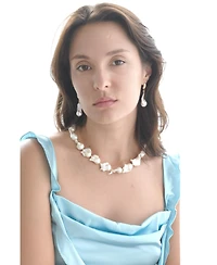 Marina Freshwater Baroque Pearl Statement Choker Necklace
