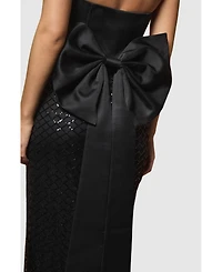 Coast Women's Sequin Bandeau Column Dress