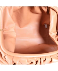 Pre-Owned Bottega Veneta Tan Calfskin Leather Pouch