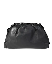 Pre-Owned Bottega Veneta Black Calfskin Mini Pouch Bag