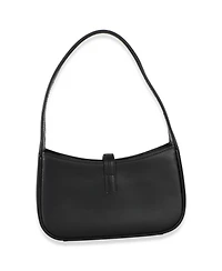 Pre-Owned Saint Laurent Black Smooth Calfskin Mini Le 5 A 7 Hobo