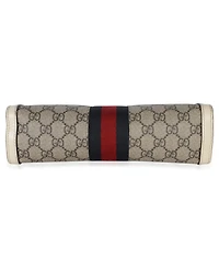 Pre-Owned Gucci Cream Gg Supreme Web Ophidia Gg Small Shoulder Bag