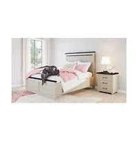 Jofran Madison County Rustic Solid Wood Farmhouse Usb Charging Nightstand
