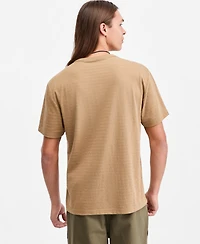 Sun + Stone Men's Tonal Stripe Jacquard T-Shirt, Macy's Exclusive