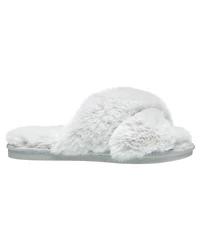 Nine West Women's X-Band Faux Fur Slippers