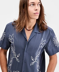 Sun + Stone Men's Danny Floral Camp Shirt, Macy's Exclusive