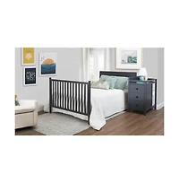 Sorelle Essex Convertible Crib and Changer Combo for Nursery
