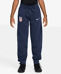Nike Big Boys and Girls Navy Usmnt Club Fleece Jogger Pants