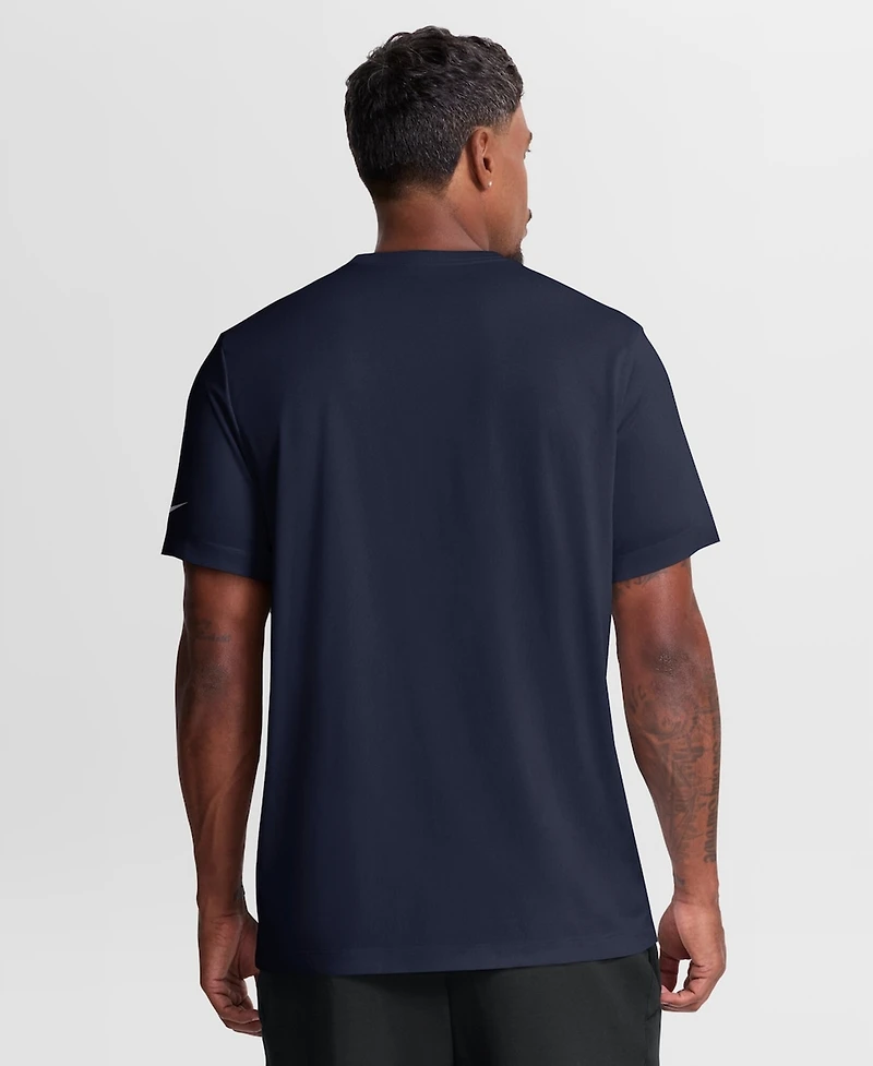 Nike Men's Navy Denver Broncos Sideline Lead The Charge Legend Dri-fit T-Shirt