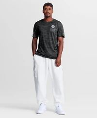 Nike Men's Black Pittsburgh Steelers Sideline Double Covered Dri-fit Velocity T-Shirt