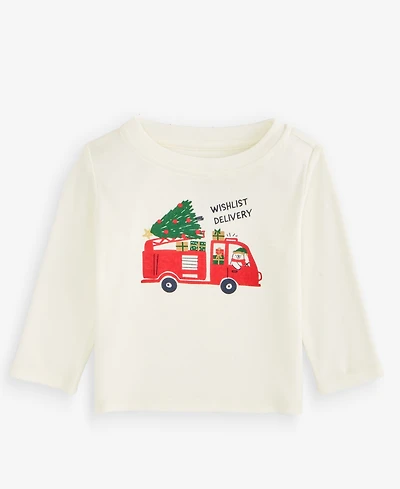 First Impressions Baby Boys' 3M-24M Mix & Match Long-Sleeve Special Delivery Firetruck T-Shirt, Macy's Exclusive