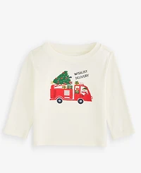 First Impressions Baby Boys' 3M-24M Mix & Match Long-Sleeve Special Delivery Firetruck T-Shirt, Macy's Exclusive