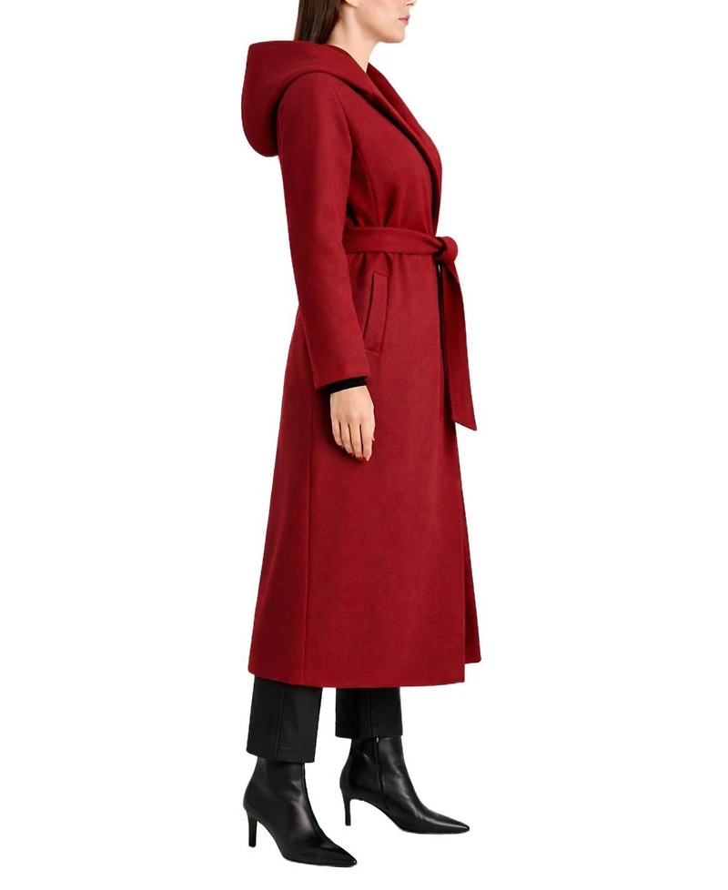 1982 Women's Cashmere Hooded Long Coat
