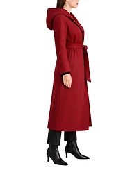 1982 Women's Cashmere Hooded Long Coat