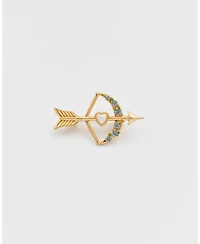 Fable England Cupids Bow and Arrow Brooch