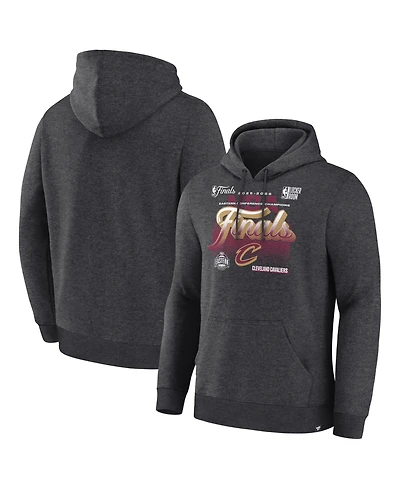 Fanatics Men's Charcoal Cleveland Cavaliers 2026 Eastern Conference Champions Locker Room Pullover Fleece Hoodie