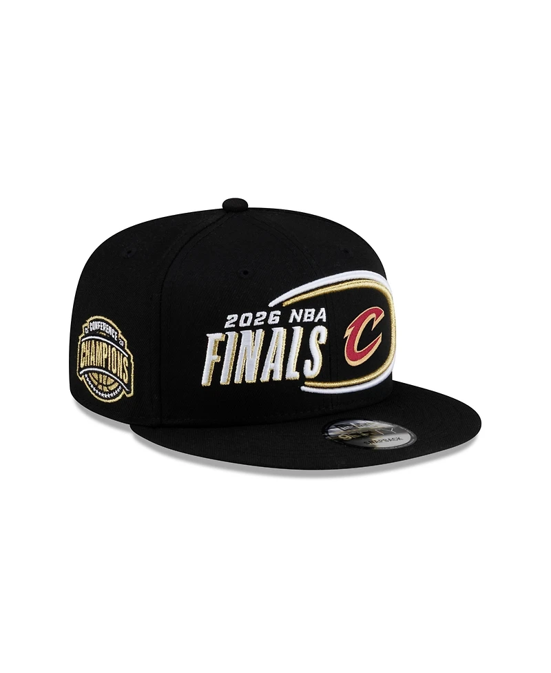 New Era Men's Black Cleveland Cavaliers 2026 Eastern Conference Champions Locker Room 9FIFTY Snapback Hat
