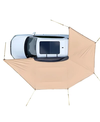 Cozito 270 Degree Vehicle Awning with Built-in Led Lights, 117 square feet