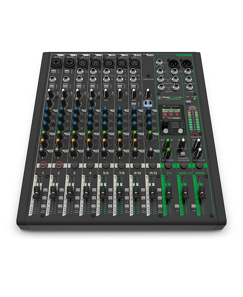 Mackie ProFX12v3+ 12-Channel Analog Mixer With Enhanced FX, Usb Recording Modes And Bluetooth