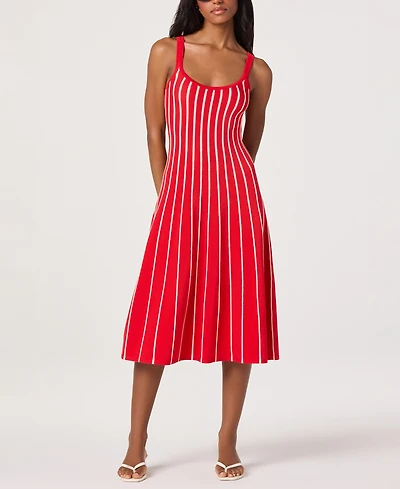 Astr the Label Women's Irecia Scoop Neck Midi Sweater Dress