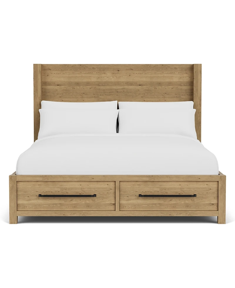 Davie King Storage 3-Piece Set (Panel Bed, Chest & 1-Drawer Nightstand)