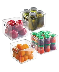 iDesign Pantry Storage Bin with Handles - Set of 4 - Made in Usa
