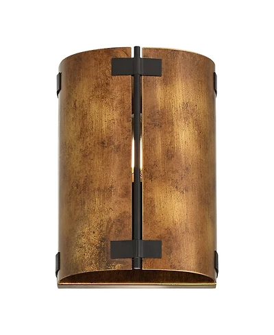 Possini Euro Design Possini Euro Julian 8 1/4" High Rustic Bronze Metal Wall Sconce