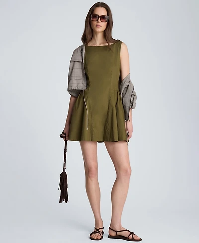 Kenneth Cole Women's Sleeveless Boatneck Mini Dress