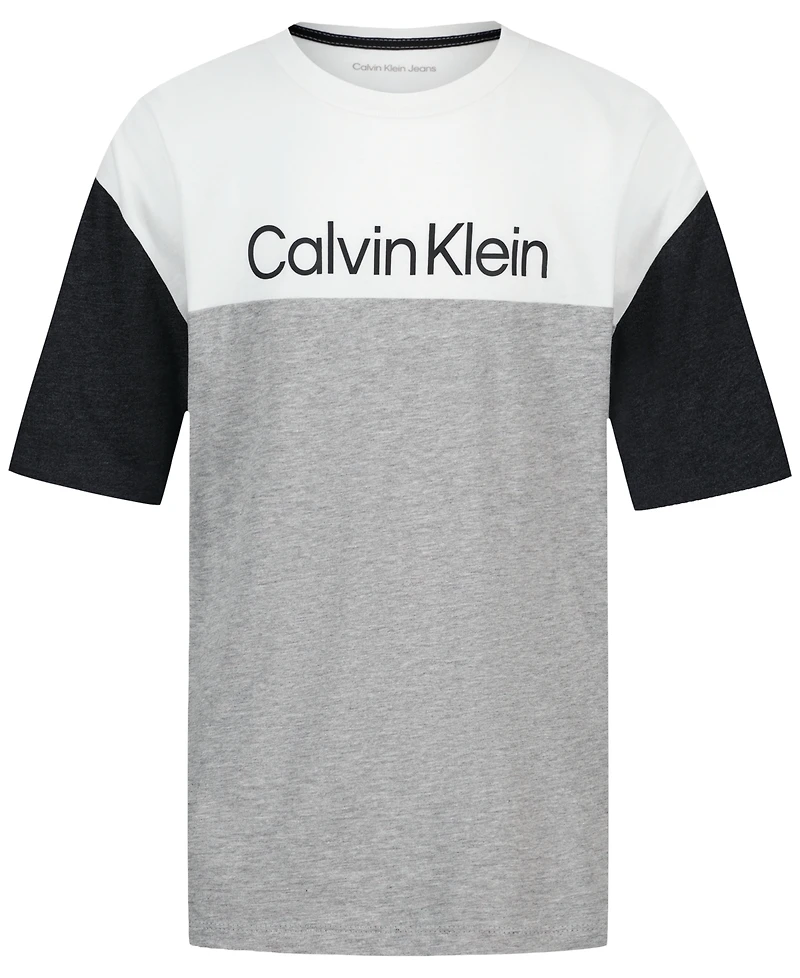 Calvin Klein Boys' 8-20 Short-Sleeve T-Shirt