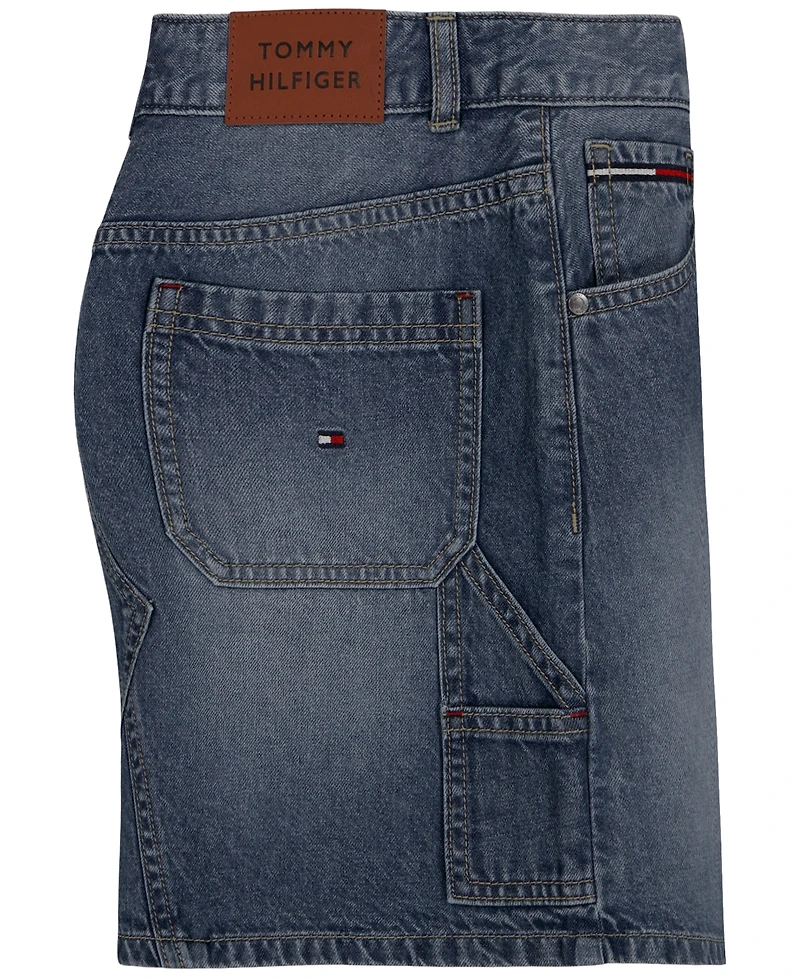 Tommy Hilfiger Girls' 7-16 Denim Carpenter Skirt