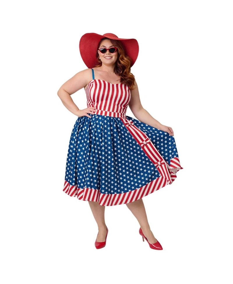 Unique Vintage Plus 1960s Rye Swing Skirt