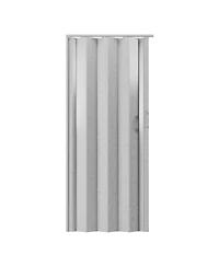 sumyeg 36-Inch W Pvc Foldable Accordion Door Room Divider for Indoor Space Separation and Privacy Use