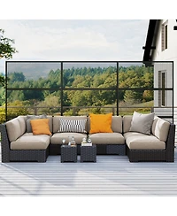 sumyeg Metal Privacy Screen with Expansion Bolts and Connection Screws for Indoor Outdoor Use