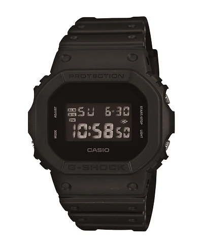 G-Shock Unisex Japanese Quartz Black Resin Watch 42.8mm
