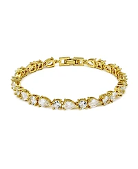Macy's Pear Cubic Zirconia Link Bracelet